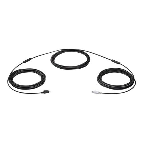 Logitech GROUP - Rallonge pour caméra - PS/2 mâle pour PS/2 mâle - 15 m