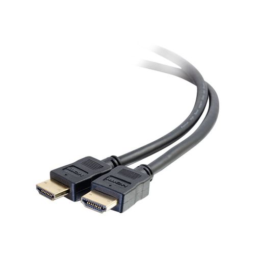 C2G 1.8m (6ft) Premium High Speed HDMI Cable with Ethernet - 4K 60Hz - Câble HDMI - HDMI mâle pour HDMI mâle - 1.83 m - blindé - noir - support 4K
