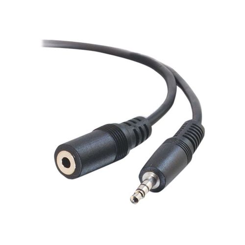 C2G - Rallonge de câble audio - mini-phone stereo 3.5 mm mâle pour mini-phone stereo 3.5 mm femelle - 7 m - blindé - moulé