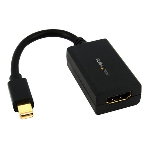 StarTech.com Adaptateur vidéo Mini DisplayPort vers HDMI - Convertisseur Mini DP vers HDMI - M/F - 1920x1200 - Blanc - Adaptateur vidéo - Mini DisplayPort mâle pour HDMI femelle - 76.2 mm - noir...