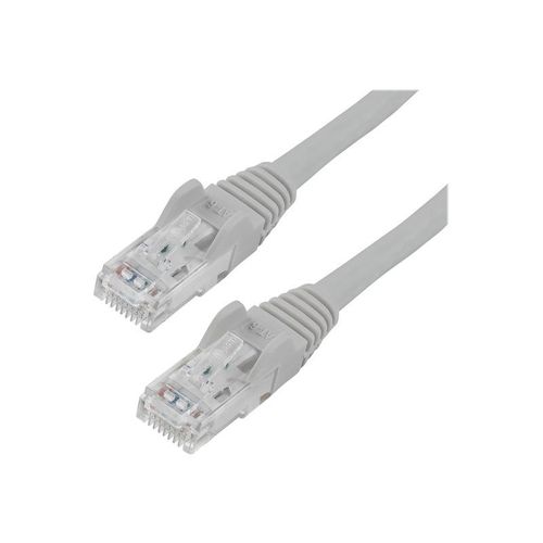 StarTech.com 75ft CAT6 Ethernet Cable, 10 Gigabit Snagless RJ45 650MHz 100W PoE Patch Cord, CAT 6 10GbE UTP Network Cable w/Strain Relief, Gray, Fluke Tested/Wiring is UL Certified/TIA - Category...