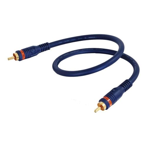 C2G Velocity - Câble audio numérique (coaxial) - RCA mâle pour RCA mâle - 1 m - câble coaxial à triple blindage