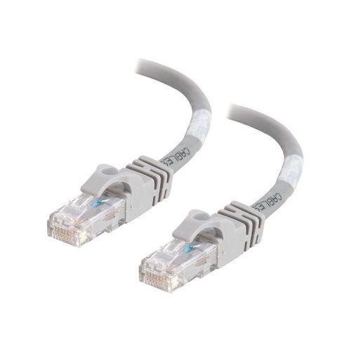 C2G Cat6 Booted Unshielded (UTP) Crossover Patch Cable - Câble inverseur - RJ-45 (M) pour RJ-45 (M) - 1.5 m - UTP - CAT 6 - moulé, sans crochet, bloqué - gris