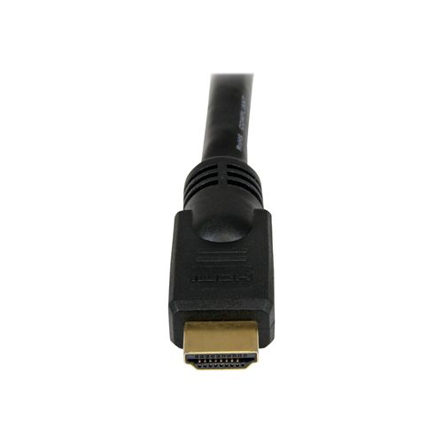 StarTech.com Câble HDMI haute vitesse Ultra HD 4K x 2K de 10m - Cordon HDMI vers HDMI - Mâle / Mâle - Noir - Plaqués or - Câble HDMI - HDMI mâle pour HDMI mâle - 10 m - noir