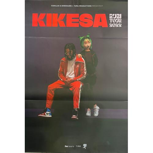 Kikesa - Rubi Tour 2022 - 70x100cm - Affiche / Poster Envoi En Tube