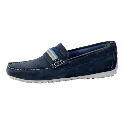 mocassin geox bleu