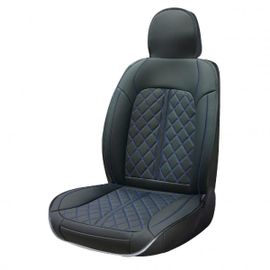 Couvre Siege Confort Textil Vittoria Noir-Bleu 1pc - Swiss Drive