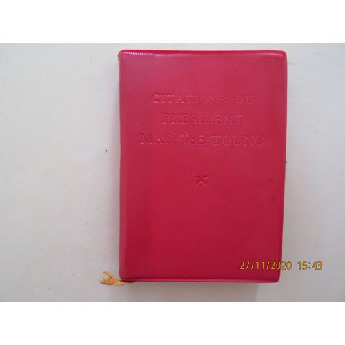 Citations Du President Mao-Tse-Toung ( "Petit Livre Rouge")Edition De Sa Parution 1966