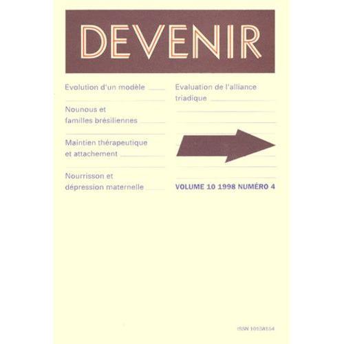 Devenir Volume 10 N°4 1998