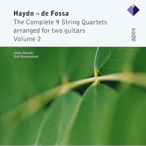 Haydn Arr. De Fossa: Complete 9 String Quartets Arranged For Two Guitars Vol. 2