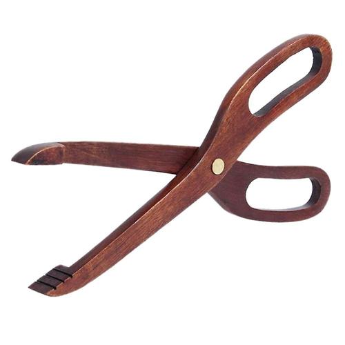 Multi- Wooden Barbecue Tongs Wooden Food Tongs Kitchen Household Barbecue Food Tongs Dessert Pastry