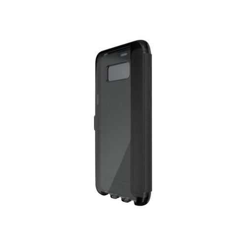 Tech21 Evo Wallet - Étui À Rabat Pour Téléphone Portable - Polyuréthane, Flexshock, Polyuréthanne Thermoplastique (Tpu) - Noir - Pour Samsung Galaxy S8+