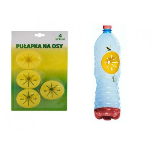 4 Pièges à Guêpes pour Bouteille - Sûr et Non Toxique
