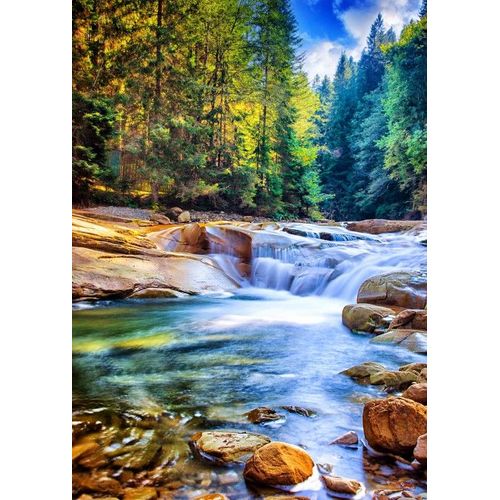 Belle Cascade Dans La Forêt - Puzzle 2000 Pièces