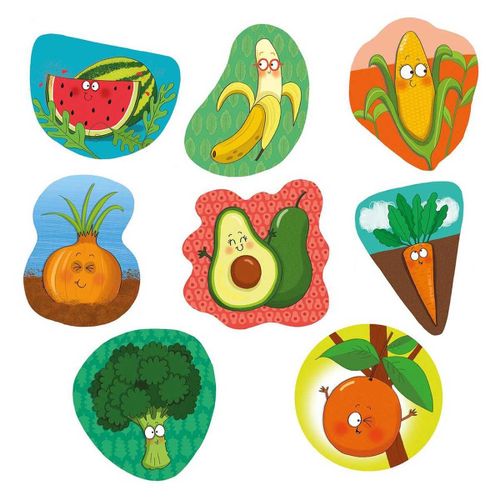 8 Puzzles - Mélange Croquant - 2 Et 2 Pièces