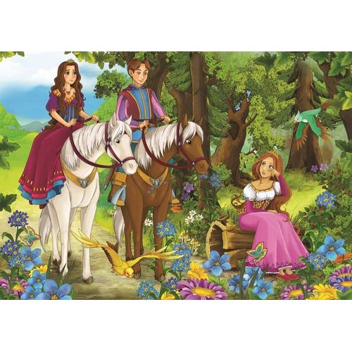 2 Puzzles - Rêve De Princesses - 100 Et 100 Pièces