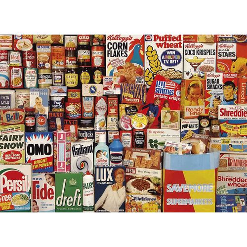 Puzzle Pièces Xxl - Panier De Courses - Puzzle 40 Pièces