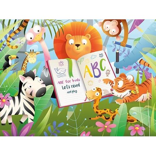 Puzzle En Bois - Ecole De La Forêt - 100 Pièces
