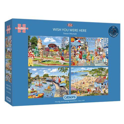 4 Puzzles - Wish You Were Here - 500, 500, 500 Et 500 Pièces