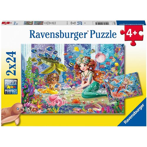 2 Puzzles - Sirènes - 24 Et 24 Pièces