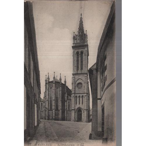 Carte Postale D' Avranches (Manche) Eglise Saint-Saturnin (Réf.21)