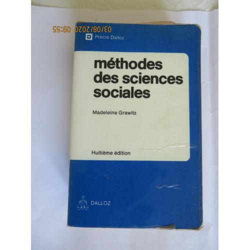 Methodes Des Sciences Sociales