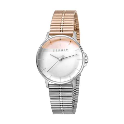 Montre Femme Esprit Es1l065m0105 Gris - Or Rose Bracelet Acier Inoxydable