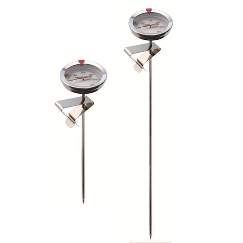Sonde 150/300mm Pour Faire Frire La Viande, Thermomètre De Dinde, Avec Sonde 150/300mm, En Acier Inoxydable Pour Bbq, Casserole, Bouilloire 0-300 ? 40je