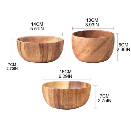 Bol En Bois Massif De Hêtre 10 Cm - Marque PEEWIT - Neuf Dans Son Emballage - Récipient Naturel Pour Cuisine