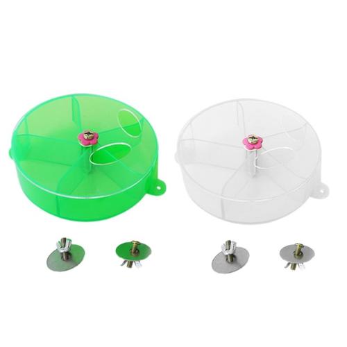Jouet de mangeoire à oiseaux rotatif pour boîte de mangeoire à oiseaux en  forme de roue de jouet de perroquet 
