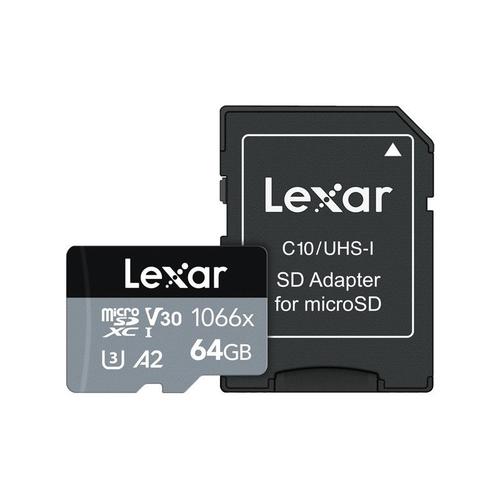 LEXAR Carte MicroSDXC High Performance 1066X 64Go 160 Mo/s