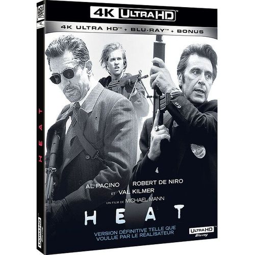 Heat - 4k Ultra Hd + Blu-Ray + Blu-Ray Bonus