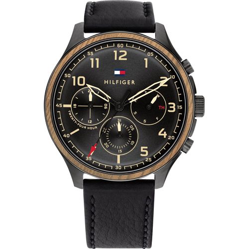 Tommy Hilfiger Montre Noir Multi-Cadrans Hommes Asher 1791854
