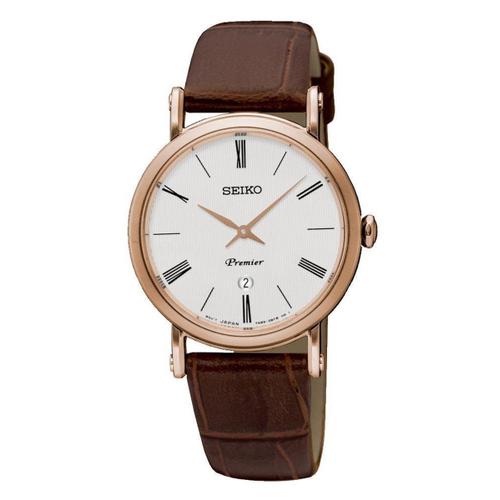 Seiko Montre Marron Analogique Femmes Sxb436p1