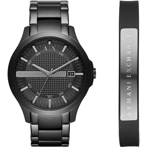 Armani Exchange Montre Noir Analogique Hommes Hampton Ax7101