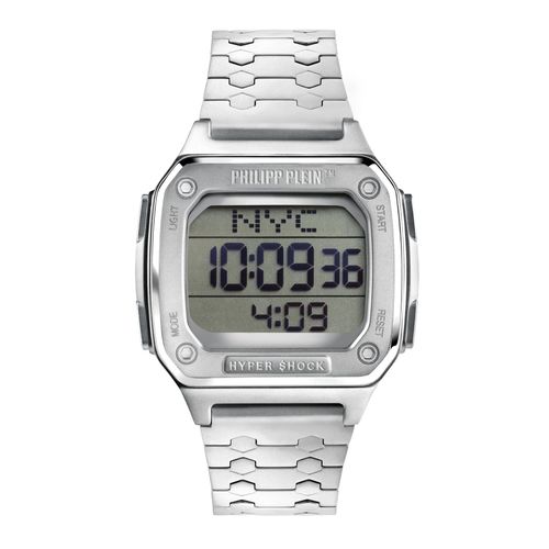 Philipp Plein Montre Argent Digital Mixte Hyper $Hock Pwhaa0521