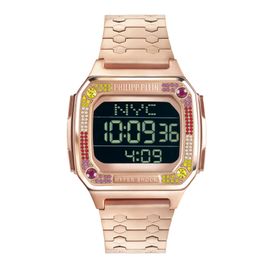 Philipp Plein Montre Ip-Rosé Digital Mixte Hyper $Hock Pwhaa0821