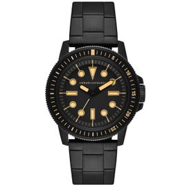 Armani Exchange Montre Noir Analogique Hommes Leonardo Ax1855