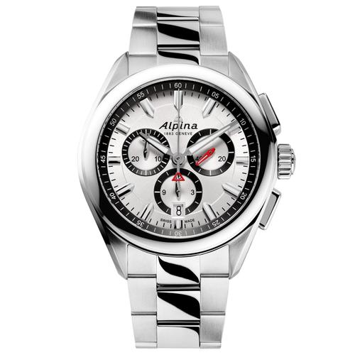 Alpina Montre Argent Chronographe Hommes Alpiner Al-373sb4e6b