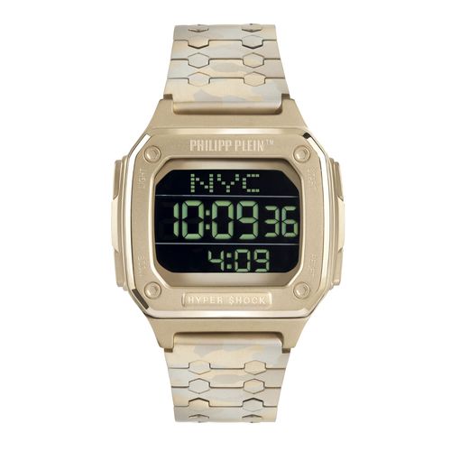 Philipp Plein Montre Doré Digital Hommes Hyper $Hock Pwhaa1021