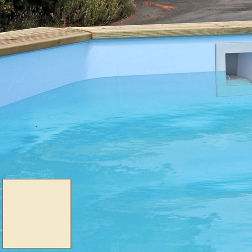 Liner pour piscine bois cerland 340 x 120 cm sable 75/100