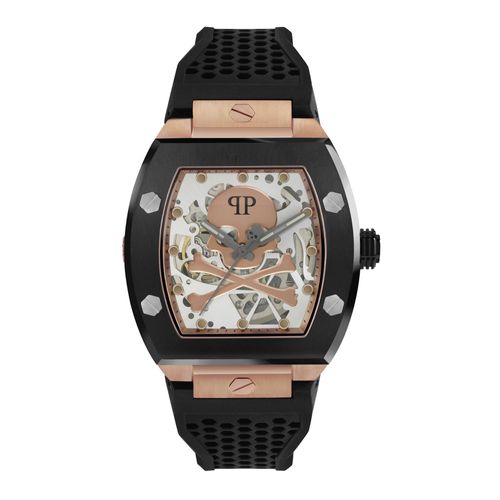 Philipp Plein Montre Noir Analogique Hommes The $Keleton Pwbaa0121