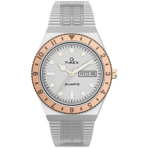 Timex Montre Argent Analogique Femmes Q Reissue Tw2u95600