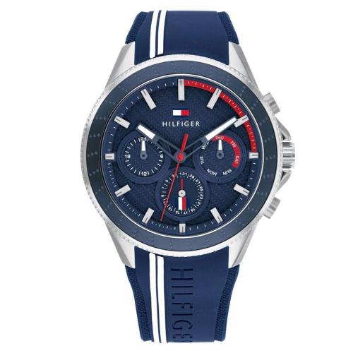 Tommy Hilfiger Montre Bleu Multi-Cadrans Hommes Aiden 1791859