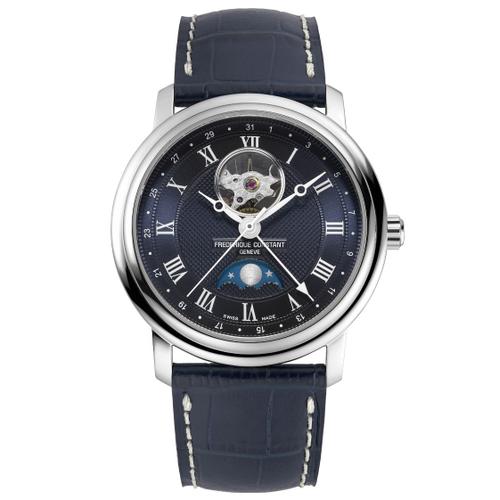 Fr?D?Rique Constant Montre Bleu Analogique Hommes Classics Heart Beat Fc-335mcnw4p26