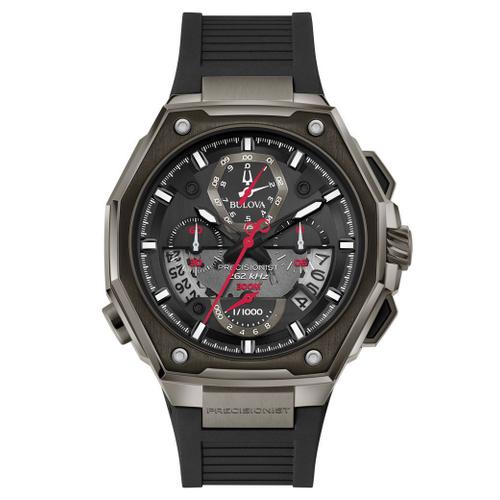 Bulova Montre Noir Chronographe Hommes Precisionist 98b358