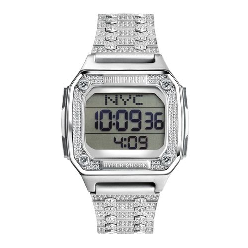 Philipp Plein Montre Argent Digital Femmes Hyper $Hock Pwhaa1121