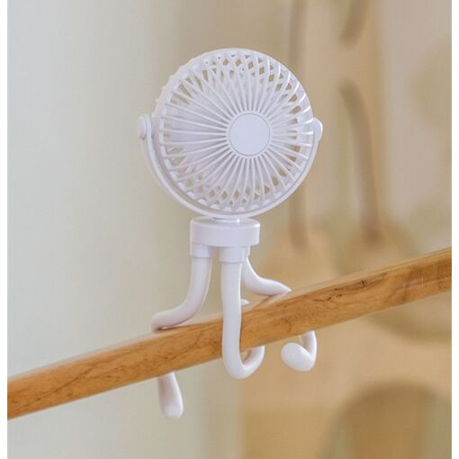 Ventilateur pour Poussette,Ultra Silencieux Ventilateur USB Portabl...