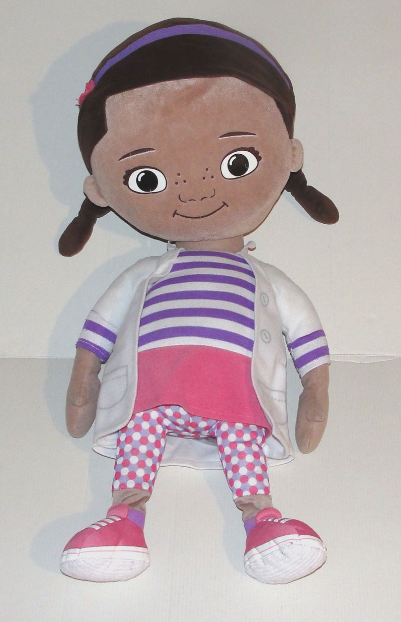 Peluche Docteur La Peluche Dottie La Fillette Nicotoy Disney 58 Cm