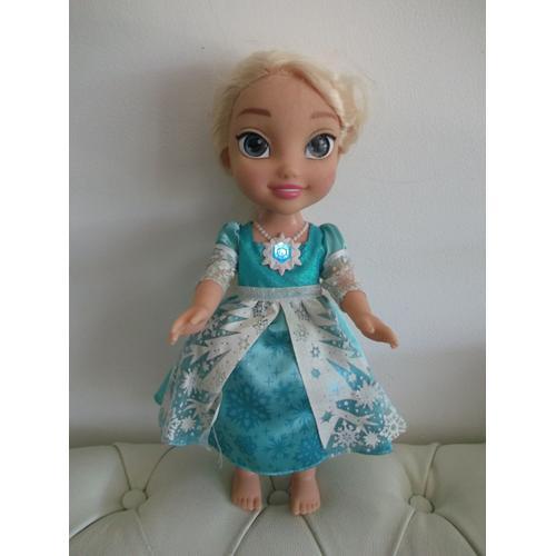 Poupée Elsa qui chante- Reine des neiges-Disney - Label Emmaüs